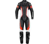 Tuta Donna Divisa In Pelle Spidi Laser Touring Lady Nero Rosso DONNA 50