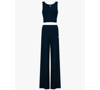 Tuta Donna EA7 Emporio Armani Cotone Top Pantalone 3DTV54 1555 Blu