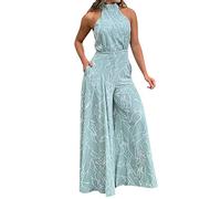 Tuta Donna Elegante da Cerimonia, Jumpsuit Donna, Abito Elegante Cocktail Party Monopezzi Solide Casual Tute da Sera Monopezzi E Tutine Jumpsuit Completi Eleganti Cerimonia Cocktail Overall