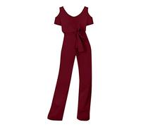 Tuta Donna Elegante da Cerimonia, Jumpsuit Donna Matrimonio, Tuta Lungo a Gamba Larga Pantaloni Elegante Jumpsuit Monopezzi E Tutine Jumpsuit Tute Eleganti da Cerimonia Playsuit Jumpsuit Romper
