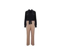 Tuta Donna Elisabetta franchi tus0446e2 cm3 jumpsuits Cammello, Nero