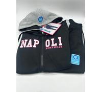 TUTA DONNA FELPA FULL ZIP CON CAPPUCCIO TAGLIE CALIBRATE ZERO&CO. SSC NAPOLI CN5