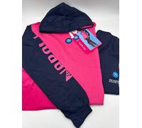 TUTA DONNA FRENCH TERRY COTONE 100% CON CAPPUCCIO E LEGGINGS ZERO&CO. SSC NAPOLI