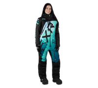 FXR CX Lite 2023 Ladies One Piece Snowmobile Suit, verde, taglia 4 per donne