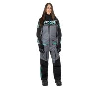 Tuta Donna FXR Maverick F.A.S.T. Insulated Monosuit Nero/Grigio Scuro Melange/Sfumatura Menta6 Nero,Grigio Scuro Melange,Sfumatura Menta