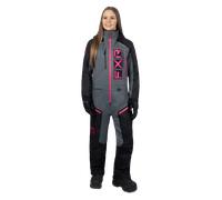 §Tuta Donna FXR Recruit Lite Nero-Carbone-Fucsia§