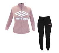 tuta donna in felpa full zip UMBRO art. 32056 (S, rosa)