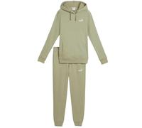 PUMA Tuta da jogging da donna con cappuccio, Lux Army Green, M