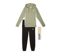 TUTA DONNA PUMA FULL-ZIP HOODED SWEAT SUIT FL - 690738-82 - col. verde/nero