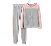 Tuta Donna Sportiva Casual Comode Felpa Con Cappuccio E Pantaloni Jogging Set Due Pezzi Tuta Moda Set Palestra Curvy Calda Tuta Da Lavoro Complete Corsa Elegante Tute Palestra Invernale Outfit