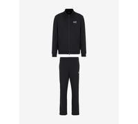 Emporio Armani EA7 Tuta Uomo Core Identity in Jersey Cotone con Zip (Dark Blue) L