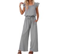 Tuta Elegante Donna Cerimonia/Monopezzi E Tutine Jumpsuit/Jumpsuit Donna Estiva/Sexy Tute Pantaloni Vestito Abito Elegante Cocktail Party Solide Casual Tute Da Sera Overall Rompers Tute Eleganti