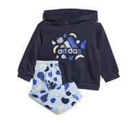 Tuta enfant hoodie felpata Adidas Badge of Sport IW3483 Blu-Celeste frutta