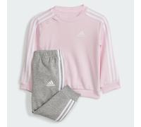 ADIDAS SPORTSWEAR Completo per l'allenamento 'Essentials' grigio sfumato / rosa chiaro / bianco, Taglia 92