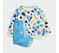Tuta Essentials Allover Print Infant Ivory / Semi Blue Burst 0-3M