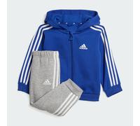 Tuta Essentials Full-Zip Hooded Jogger Semi Lucid Blue / White 9-12M