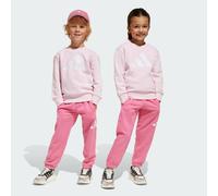 adidas Unisex - Bambini ESSENTIALS JOGGER, Clear Pink/White, 5-6 Years