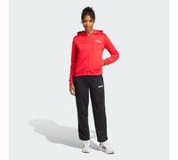 Tuta adidas Essentials Linear rosso nero donna - M