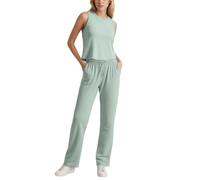 Tuta Estiva Donna Due Pezzi, Top Senza Maniche e Pantaloni Capri a Gamba Larga, Set Fresco e Comodo per le Giornate Calde le Uscite