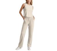 Tuta Estiva Donna Due Pezzi, Top Senza Maniche e Pantaloni Capri a Gamba Larga, Set Fresco e Comodo per le Giornate Calde le Uscite