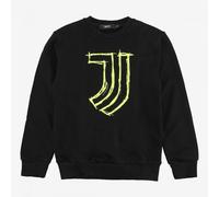 Tuta Felpa Nera Pantaloni Neri Logo Juventus Giallo Fluo Matita Lapis Bambino