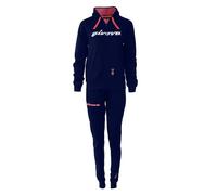 TUTA felpata GIVOVA donna FELPA 105 Italia PAILLETTES LFD06 Fleece con cappuccio