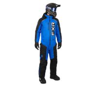FXR Recruit F.A.S.T. Insulated Tuta da motoslitta monopezzo, nero-blu, taglia XL