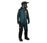 FXR Tuta da motoslitta monopezzo Recruit Lite 2023 Verde-Giallo XL