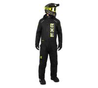 FXR Recruit Lite 2023 Tuta da motoslitta monopezzo, nero/giallo, Taglia S