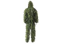 Tuta Ghillie Mimetica 3D Leaf - Tuta Tattica per Caccia, Birdwatching e Sopravvivenza all'aperto con Cappuccio(180-185cm)