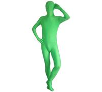 Tuta Greenman a corpo intero Body con schermo verde per video effetto invisibile