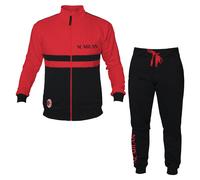 Tuta Homewear Ragazzo MILAN Prodotto Ufficiale Cotone Felpato - 2 Modelli