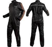 Tuta Impermeabile Anti Pioggia Moto Scooter Antiacqua Cerata Arancione S