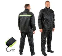 Tuta Impermeabile Moto Germot Scoot 2 Pezzi Colore: Nero/Giallo Taglia: L