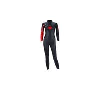 Tuta in neoprene da donna aquasphere racer v3 nera rossa
