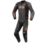 Tuta in Pelle 2 Pezzi Alpinestars GP Force Chaser Nero/Rosso/Fluo50 Nero,Rosso,Fluo