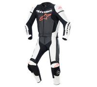 Alpinestars GP Force Lurv traforato due pezzi tuta in pelle moto, nero-bianco-rosso, taglia 56 per maschi