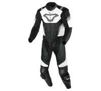 Macna Tuta Divisibile Varshall 2 pezzi in pelle traforata Nero/Bianco Uomo 56