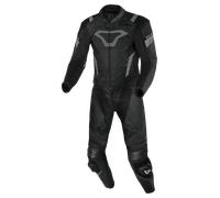 Tuta in Pelle 2 Pezzi Macna Varshall Nera 54