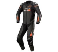 Alpinestars GP Force Chaser Abito monopezza in pelle moto, nero-rosso, taglia 60 per maschi