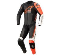 Alpinestars GP Force Phantom Abito monopezza in pelle moto, nero-bianco-rosso, taglia 58