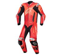 Alpinestars GP Plus V4 Sprint, tuta in pelle 1pz. 48 male Rosso Fluo/Rosso/Bianco/Nero