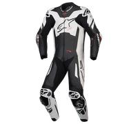 Alpinestars GP Plus V4 Sprint 1 pezzo tuta in pelle nero/bianco/rosso/fluo