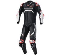 Alpinestars GP Tech 4 Costume intero in pelle per moto, nero-bianco, taglia 50
