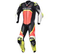 Tuta in Pelle Alpinestars GP Tech V4 Nero/Rosso/Giallo48 Nero,Rosso,Giallo
