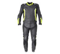 §Tuta in Pelle GMS GR-1 Nero-Giallo-Bianco§