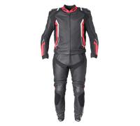 §Tuta in Pelle GMS GR-1 Nero-Rosso-Bianco§