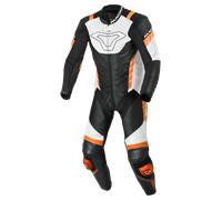 §Tuta in Pelle Moto Macna Varshall Nero-Arancio§