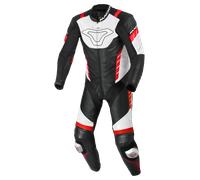 Macna Varshall, tuta in pelle 1pz. traforata 48 male Nero/Bianco/Rosso