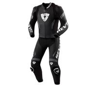 Revit Argon 3 Logo Tuta in pelle da motociclista a due pezzi perforata, taglia 56 per maschi